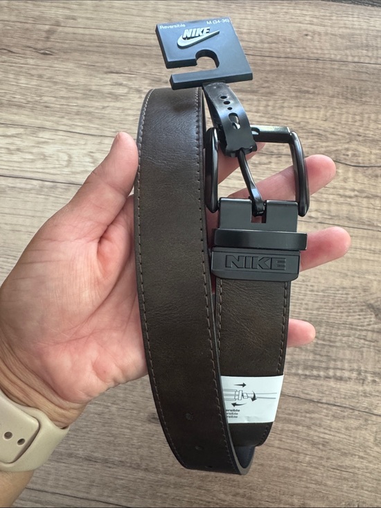 Nike Other - Nike Reversible Leather Golf Belt in brown and black